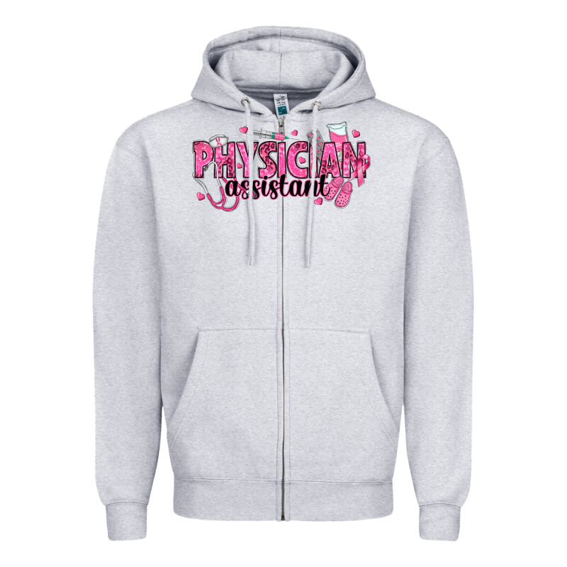 Breast Cancer Physician Zipper Hoodie by texasbilliewilder | Teevron