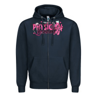 Navy breast cancer physician Zipper Hoodie - texasbilliewilder