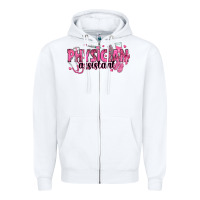 White breast cancer physician Zipper Hoodie - texasbilliewilder