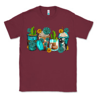 Burgundy gemstone coffee cups Classic Tee - Zillion Design Studio