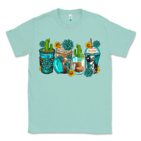 Seafoam gemstone coffee cups Classic Tee - Zillion Design Studio