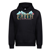 Black faith can move mountains cross Urban Hoodie - NancyCooperArtShop