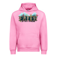 Fuchsia Pink faith can move mountains cross Urban Hoodie - NancyCooperArtShop