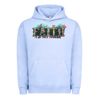 Pigment Grape Ice faith can move mountains cross Urban Hoodie - NancyCooperArtShop