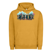 Pigment Peanut Butter faith can move mountains cross Urban Hoodie - NancyCooperArtShop