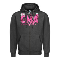 Charcoal Heather breast cancer cma Zipper Hoodie - texasbilliewilder