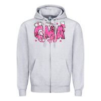 Heather Grey breast cancer cma Zipper Hoodie - texasbilliewilder