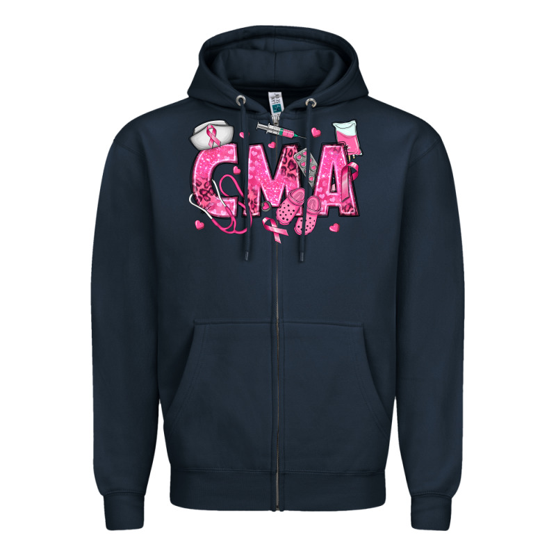 Breast Cancer Cma Zipper Hoodie by texasbilliewilder | Teevron