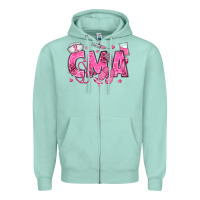 Seafoam breast cancer cma Zipper Hoodie - texasbilliewilder