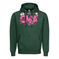 Sports Green breast cancer cma Zipper Hoodie - texasbilliewilder