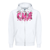 White breast cancer cma Zipper Hoodie - texasbilliewilder