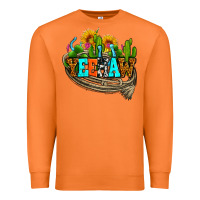 Carrot yeehaw and cactus with horseshoe Premium Sweatshirt - AdoDesignShop