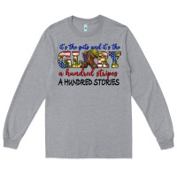 Heather Grey its the guts and its the glory a hundred stripes Long Sleeve Tee - texasbilliewilder