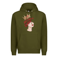 Army Green sagittarius queen Premium Hoodie - MaliasSmallBusiness