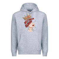 Heather Grey sagittarius queen Premium Hoodie - MaliasSmallBusiness