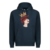 Navy sagittarius queen Premium Hoodie - MaliasSmallBusiness