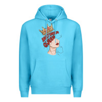 Ocean Blue sagittarius queen Premium Hoodie - MaliasSmallBusiness