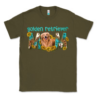 Army Green western golden retriever mom Classic Tee - texasbilliewilder