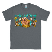 Charcoal Heather western golden retriever mom Classic Tee - texasbilliewilder
