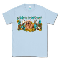 Dusty Blue western golden retriever mom Classic Tee - texasbilliewilder