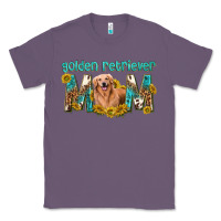 Lavender western golden retriever mom Classic Tee - texasbilliewilder