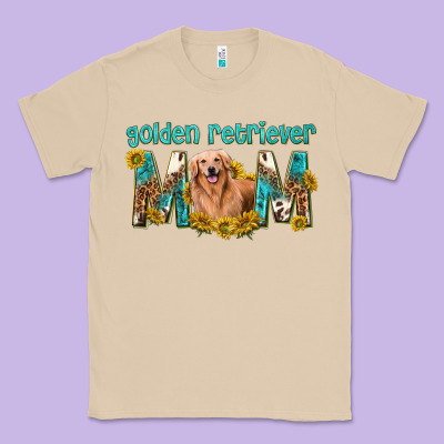 Western Golden Retriever Mom Classic Tee Designed By Texasbilliewilder