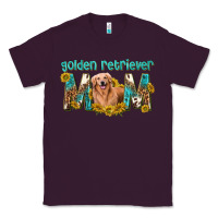 Plum western golden retriever mom Classic Tee - texasbilliewilder