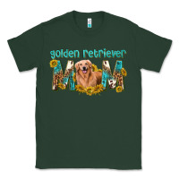 Sports Green western golden retriever mom Classic Tee - texasbilliewilder