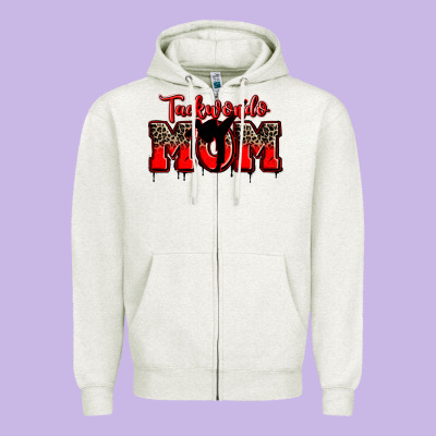 Taekwondo Mom Zipper Hoodie Designed By Zillion Design Studio
