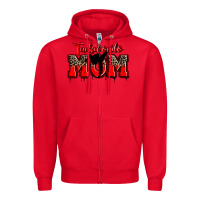 Red taekwondo mom Zipper Hoodie - Zillion Design Studio