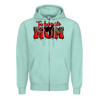Seafoam taekwondo mom Zipper Hoodie - Zillion Design Studio