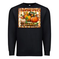 Black pumpkin spice junkie tumbler Premium Sweatshirt - BundleAndBundleShop