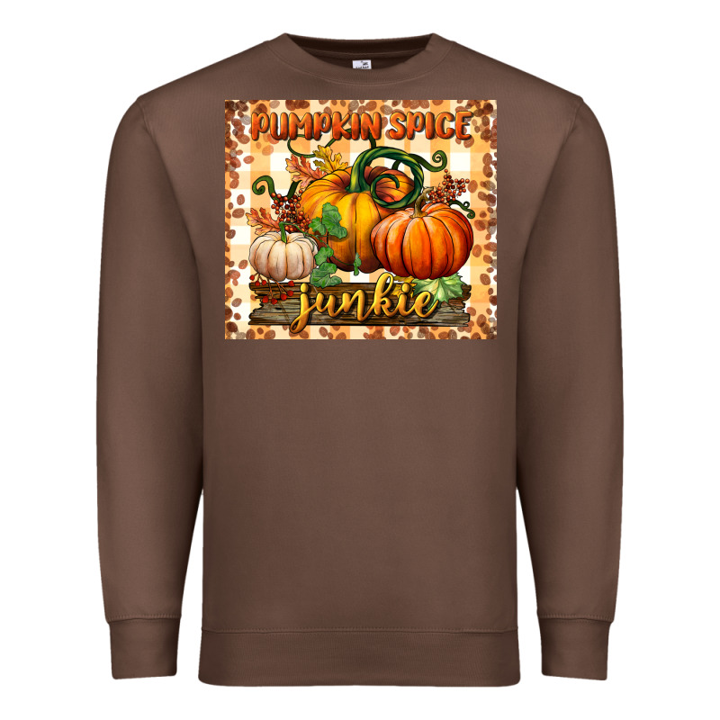 Pumpkin Spice Junkie Tumbler Premium Sweatshirt by BundleAndBundleShop | Teevron