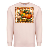 Pale Pink pumpkin spice junkie tumbler Premium Sweatshirt - BundleAndBundleShop