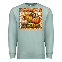 Seafoam pumpkin spice junkie tumbler Premium Sweatshirt - BundleAndBundleShop