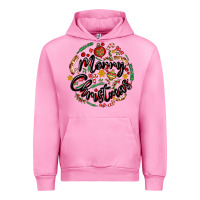 Fuchsia Pink merry christmas Urban Hoodie - MaliasSmallBusiness