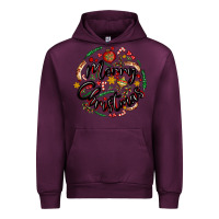 Mauve Wine merry christmas Urban Hoodie - MaliasSmallBusiness
