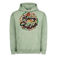 Pigment Oil Green merry christmas Urban Hoodie - MaliasSmallBusiness