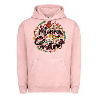 Pigment Salmon merry christmas Urban Hoodie - MaliasSmallBusiness