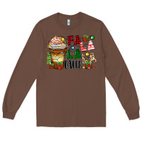 Chestnut fa la la la latte Long Sleeve Tee - Zillion Design Studio