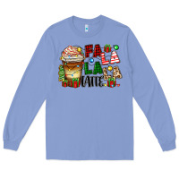 Colony Blue fa la la la latte Long Sleeve Tee - Zillion Design Studio