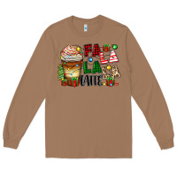 Toasted Coconut fa la la la latte Long Sleeve Tee - Zillion Design Studio