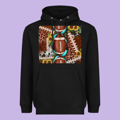 Football Leopard Gemstone Sunflower Tumbler3 Heavyweight Hoodie Designed By Jahusdesignshop