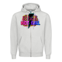 Dove Grey retired hot girl Zipper Hoodie - Zillion Design Studio