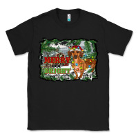Black merry and bright  dachshund with farm Classic Tee - RanaPortraitStore
