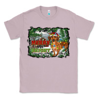 Lilac merry and bright  dachshund with farm Classic Tee - RanaPortraitStore