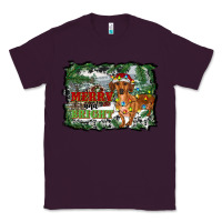 Plum merry and bright  dachshund with farm Classic Tee - RanaPortraitStore