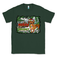 Sports Green merry and bright  dachshund with farm Classic Tee - RanaPortraitStore