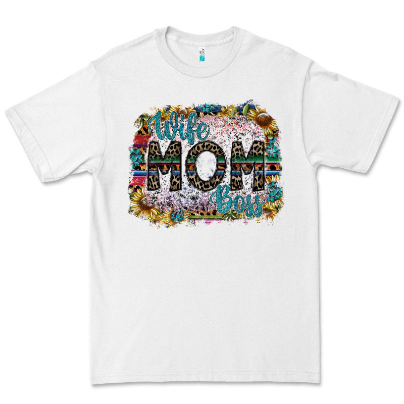 Wife Mom Boss Premium Tee by SublimationCraftShop | Teevron
