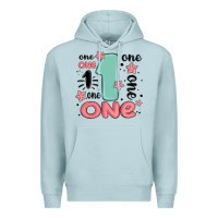 Blue Mist one  one one one Premium Hoodie - MaliasSmallBusiness